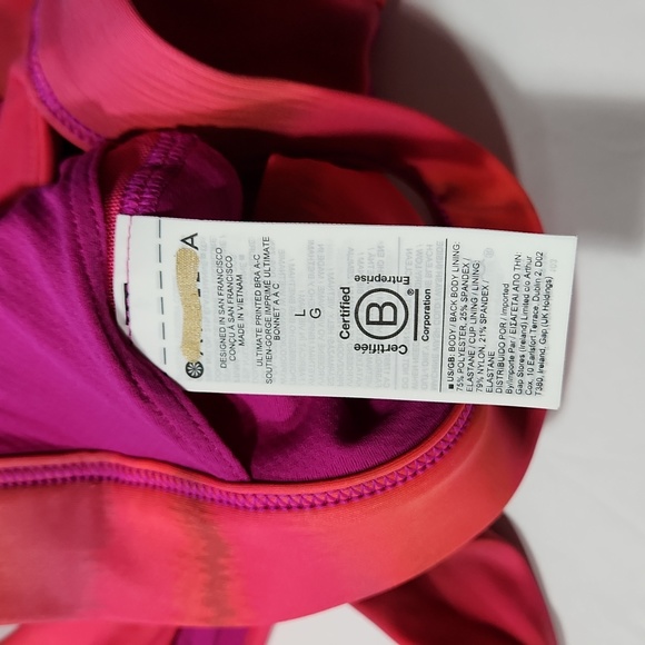 Athleta Ultimate Bra Large A-C MSRP $49 FP007 - Picture 9 of 14